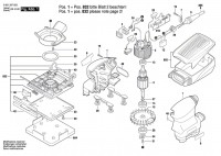 Bosch 0 601 297 003 Gss 140 A Orbital Sander 230 V / Eu Spare Parts